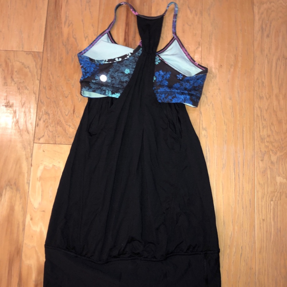 lululemon athletica Black and Blue Tank Top